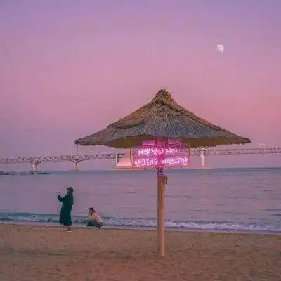 背景图日出日落月出,真的特别美