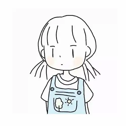 女生头像短不过善变