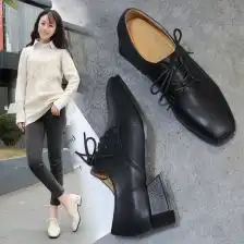 小皮鞋女英伦学院风春季韩版新款原宿松糕鞋女厚底单鞋英伦风女鞋