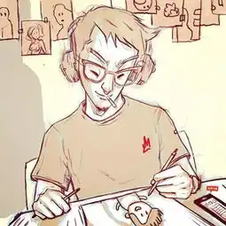 他辞去工作专心画画,一边教学生一边潜心创作