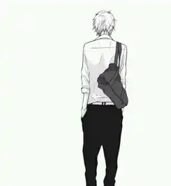 求动漫人物背着背包的图,唯美点,最好是男生的人物