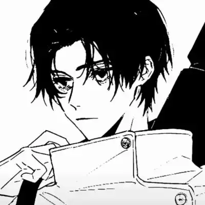 2023黑白帅气个性男生动漫头像