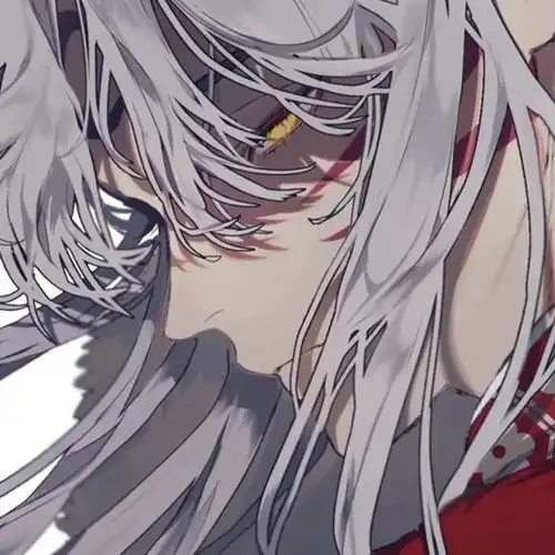 拒绝不了就大方为白发男头心动吧