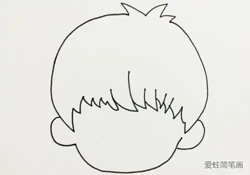 小男孩小男孩简笔画简笔画大全