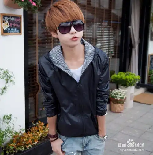 防晒衣搭配男生