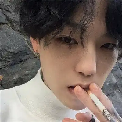 非主流男生帅气黑白抽烟头像大全让我永远做你的守护天使