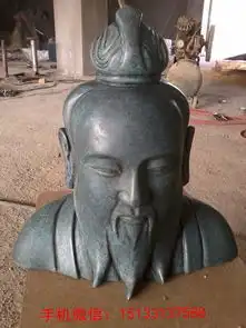 人物头像雕塑,铸铜雕塑