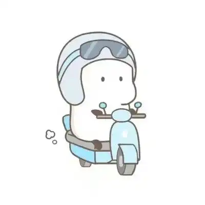 手绘简约系情侣头像呆萌两张配对,小兔子小猪等