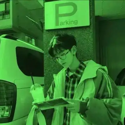 原谅色系头像男头高清绿色头像男生图片