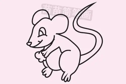 老鼠简笔画图片大全教程