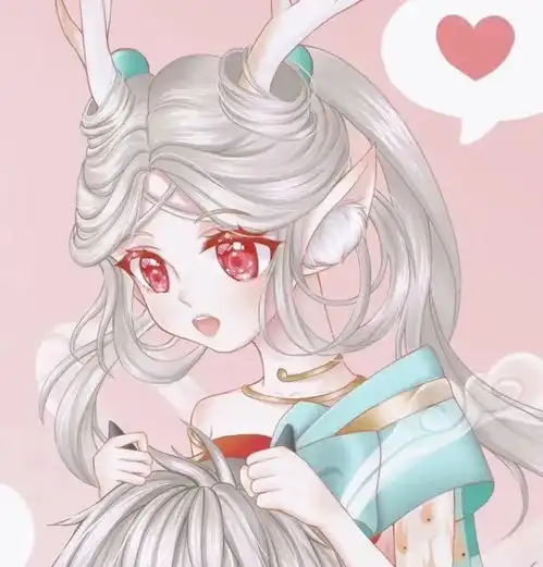 2021最火微信qq简单可爱呆萌霸气高冷仙女生闺蜜头像新年最潮动漫二次元情侣头像