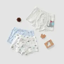 威尔贝鲁婴儿内裤幼儿童男童女童宝宝内裤女13岁纯棉小孩三角男童平角3条100cm蜜芽,中国领先的进口母婴限时特卖商城