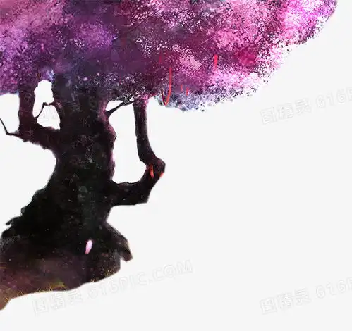 水彩樱花树图片免费下载png素材编号vj9iypplm图精灵