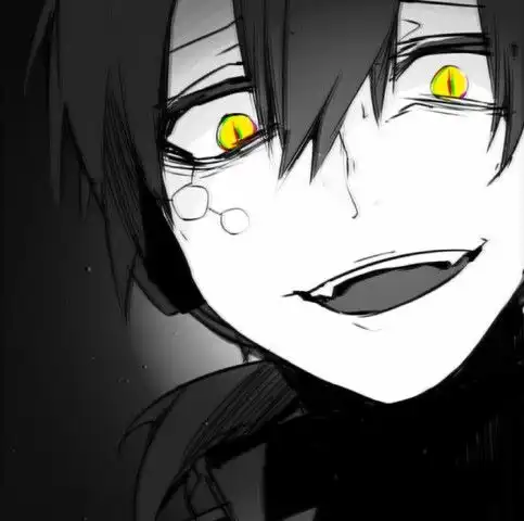 黑白冷丧系动漫男生头像怪我过分清醒,才活得这般伤情