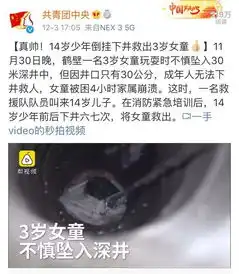 寒冬深夜,14岁男孩一次次倒挂深井救3岁女童