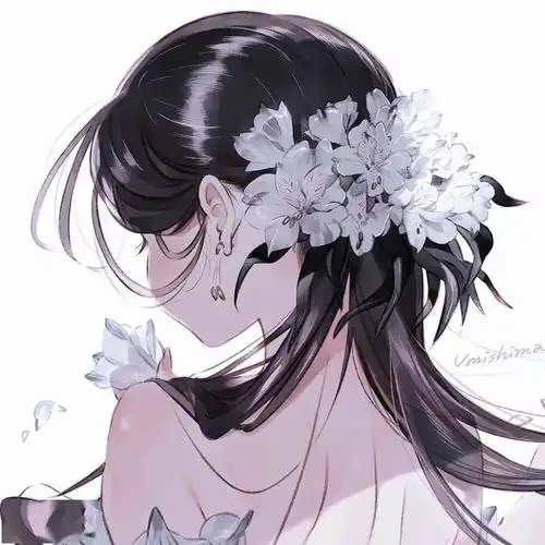 古风动漫头像世人皆唱桃之夭夭见你才知灼灼其华