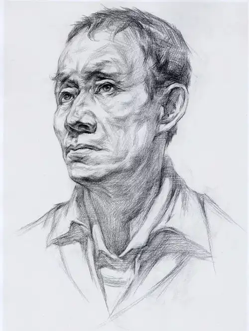 男女各个年龄素描头像,为你联考保驾护航