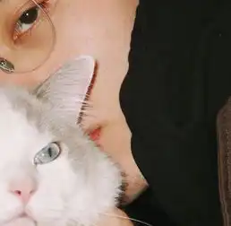 清新抱猫女生qq头像女生萌宠qq头像