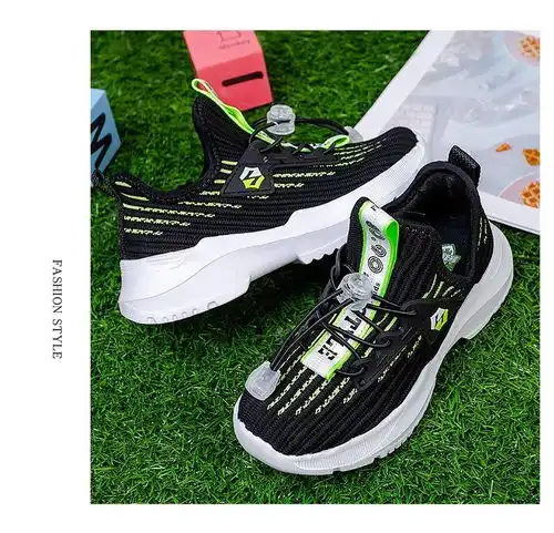 蓝猫中大童运动鞋男童网面鞋子儿童春夏童鞋小男孩网面透气单鞋椰子潮