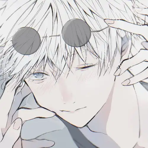 动漫男头你一头白发如雪,惹了我满身的月