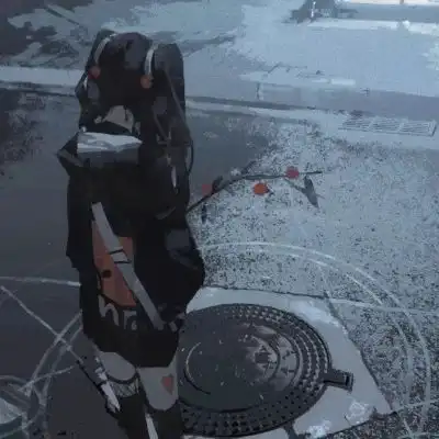 动漫女生头像孤独坠落丧系图片