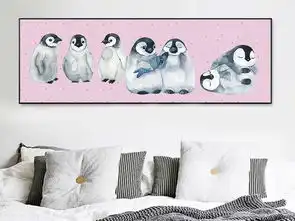 可爱q萌呆萌企鹅水彩粉色浪漫小清新装饰画图片设计素材高清模板下载27.14mb卡通动漫装饰画大全