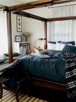 绝对硬朗的卧室设计男人味也时尚优雅