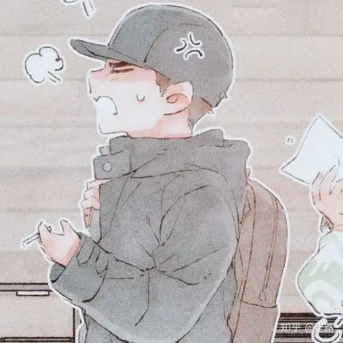 有没有抽烟黑白的男生头像