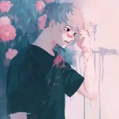 优质水彩动画男生头像顾森.