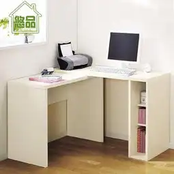 转角简约书桌韩式伸缩书柜电脑桌组合宜家简易台式书架悠品