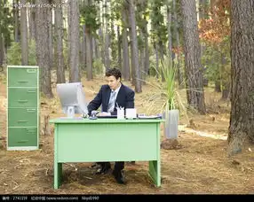 树林里办公的男子图片免费下载编号2741159红动网
