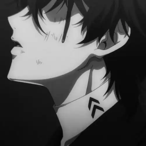 黑白动漫男头幸好思念无声可惜思念无声