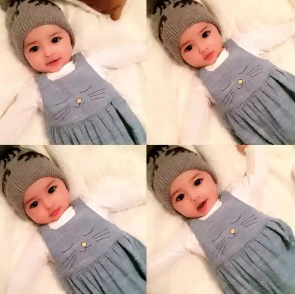 真人版洋娃娃这个眼里住着星辰大海的混血宝宝,可爱到犯规