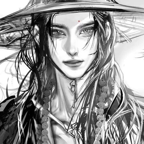 男生头像动漫丨头像男动漫黑白高冷