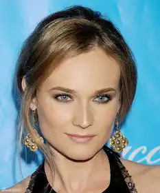 高清组图黛安克鲁格亮相黑色礼服真空秀美背