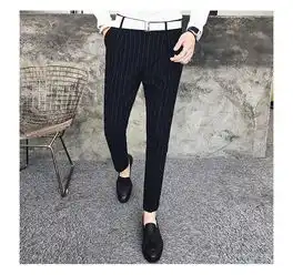 西裤商务绅士休闲修身型长裤百搭口袋气质时尚2017年秋季