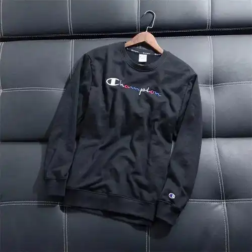 chapon冠军联名专柜同款男女可穿附上身图胸口立体log刺绣秋冬圆领套头卫衣打底衫