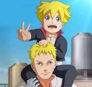 博人传父子相似度,鸣人父子33,看到图4这俩是双胞胎