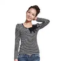 黑白条纹上衣头像黑白条纹头像