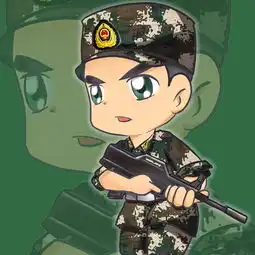 原创酷漫头像三军将士,习主席喊你们开训啦