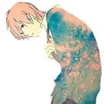 卡通二次元男生意境头像这段感情早晚会崩溃