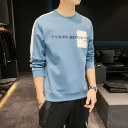 2020春季新款男卫衣圆领打底宽松原宿风港风长袖韩版潮流