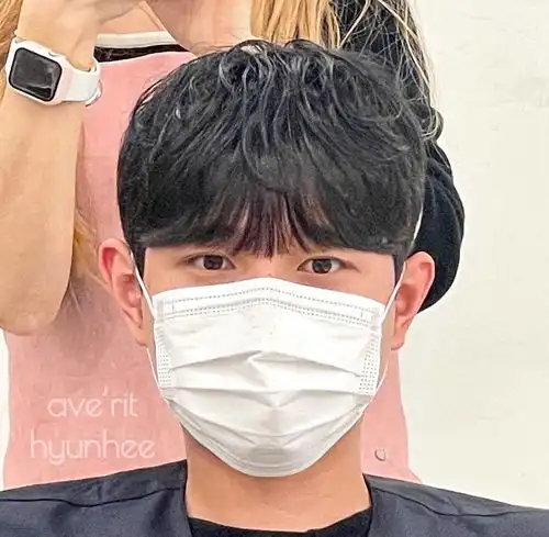 戴口罩专用男发