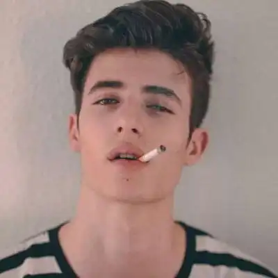 霸气外国人抽烟头像图片欧美酷酷男头