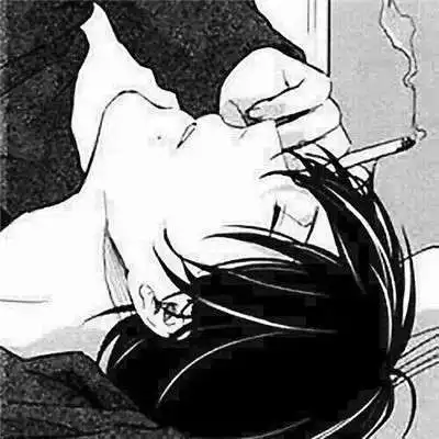 微信头像抽烟沧桑男这是最后一次想你