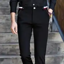 男士修身型西裤