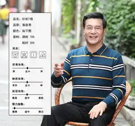 洋湖轩榭新款中年男士长袖t恤爸爸装宽松翻领5060岁春装体血衫薄款打底衫a