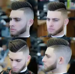 最新时尚复古油头