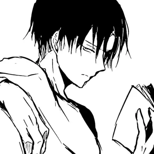 黑白动漫头像小事随你闹,大事往我身后靠