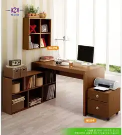 紫木林人造板电脑桌书架刨花板三聚氰胺板台式电脑桌简约现代电脑桌价格,图片,品牌信息齐家网产品库